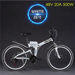 Original X-Front brand 21 speed 26 inch 20A 48V 500W Lithium Battery Electric folding Mountain Bike downhill Bicycle ebike