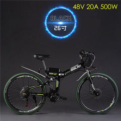 Original X-Front brand 21 speed 26 inch 20A 48V 500W Lithium Battery Electric folding Mountain Bike downhill Bicycle ebike