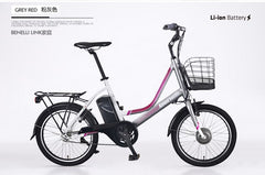 20 inch  36V/250W Family Mini Electric Bike, Female E-bike,  Lithium Battery, Smart Electric & Power Scooter