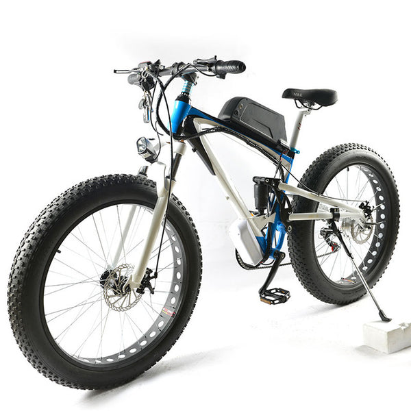 19 inch Snow Electric Bike 7 Speed, 26*4.0 Fat Tire Snow Bike, 48V 15AH 500W powerful Electric Bike,Aluminum Alloy Frame Ebike