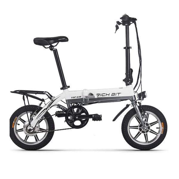 RichBit RT-618 14 Inch Folding Electric Bike 36V 250W 10.2Ah Lithium Battery Electric Bicycle Folding Electric Mountain Bike
