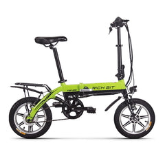 RichBit Mini Folding Electric Bike 36V 250W Lithium Battery Electric Bicycle Folding Electric Mountain Bike With 10.2Ah Battery