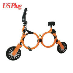 Ultralight Foldable Backpack E-bike Folding Electric Bike Scooter 2 Wheel Mini Smart Motor Skate Rechargeable Electric Bicycle