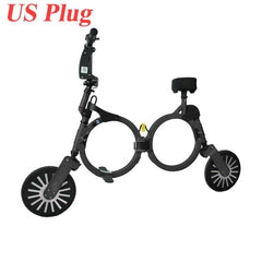 Ultralight Foldable Backpack E-bike Folding Electric Bike Scooter 2 Wheel Mini Smart Motor Skate Rechargeable Electric Bicycle
