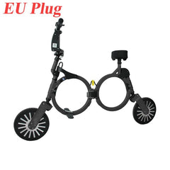 Ultralight Foldable Backpack E-bike Folding Electric Bike Scooter 2 Wheel Mini Smart Motor Skate Rechargeable Electric Bicycle