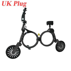 Ultralight Foldable Backpack E-bike Folding Electric Bike Scooter 2 Wheel Mini Smart Motor Skate Rechargeable Electric Bicycle