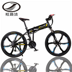 27 Speeds, 26 iches, 48V/10A, 350W, Folding Electric Bicycle, Aluminum Alloy Frame, Mountain Bike, High Speed over 30 km/h