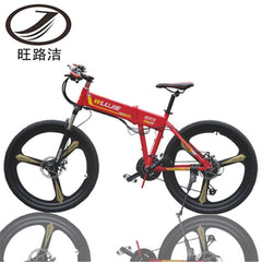 27 Speeds, 26 iches, 48V/10A, 350W, Folding Electric Bicycle, Aluminum Alloy Frame, Mountain Bike, High Speed over 30 km/h