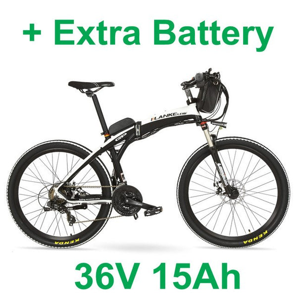 Lankeleisi GP Electric Bicycle, Folding Bike, 26 inches, 36/48V, 240W, Disc Brake, Fast-folding, Mountain Bike