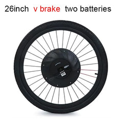 iMortor All in One Electric Bicycle Motor Wheel 26" 700C Ebike Parts USB DIY 36v 250W Electric Bike Conversion Kit with Battery
