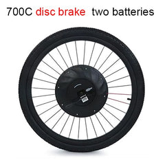 iMortor All in One Electric Bicycle Motor Wheel 26" 700C Ebike Parts USB DIY 36v 250W Electric Bike Conversion Kit with Battery