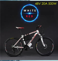 Original X-Front brand 26 inch 48V 500W 20A Lithium Battery Mountain Electric Bike 27 Speed Electric Bicycle downhill ebike