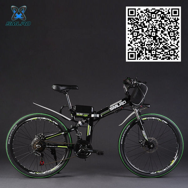 26" 48V 350W/500W 10/15/20AH Lithium Battery Folding Electric Bicycle, Mountain Bike, Electric Bike, MTB E Bike