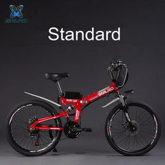 26" 48V 350W/500W 10/15/20AH Lithium Battery Folding Electric Bicycle, Mountain Bike, Electric Bike, MTB E Bike