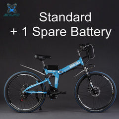 26" 48V 350W/500W 10/15/20AH Lithium Battery Folding Electric Bicycle, Mountain Bike, Electric Bike, MTB E Bike