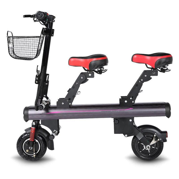 Zhengbu K1 foldable family 8 inch electric scooter, adult folding e-scooter mini rarent-child bike