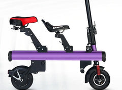 Zhengbu K1 foldable family 8 inch electric scooter, adult folding e-scooter mini rarent-child bike
