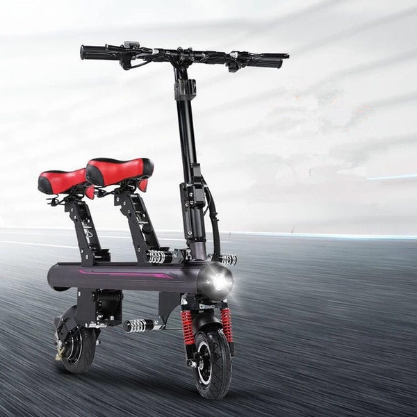 Zhengbu K1 foldable family 8 inch electric scooter, adult folding e-scooter mini rarent-child bike