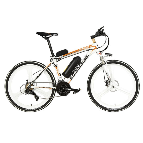 26 Inch 5 Grade Assist 48V 10Ah Strong Battery Electric Mountain Bike,with 3.5 Inches Big Bicycle Computer, 7 Speed