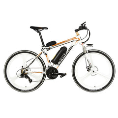26 Inch 5 Grade Assist 48V 10Ah Strong Battery Electric Mountain Bike,with 3.5 Inches Big Bicycle Computer, 7 Speed