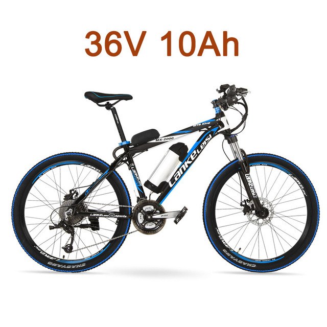 MX2000 27 Speeds, 26", 36V/48V, 240W, Aluminum Alloy Frame, Lithium Battery Electric Bicycle, Mountain Bike, E Bike Disc Brake.