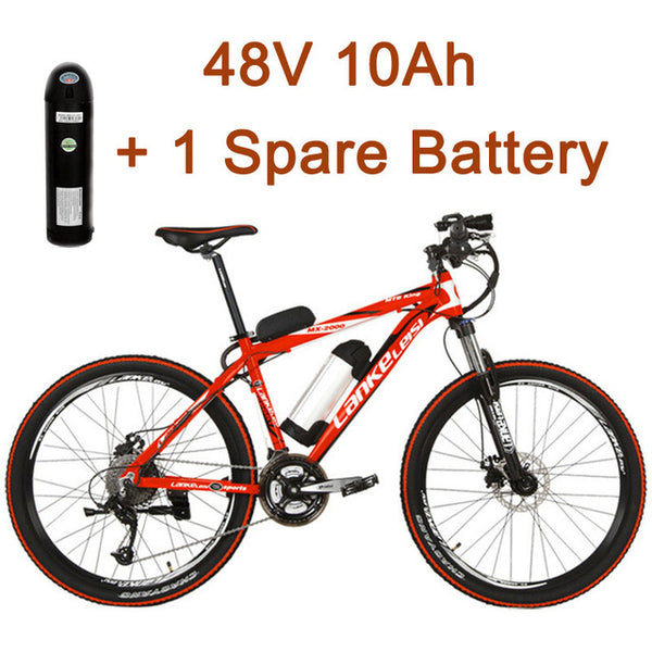 MX2000 27 Speeds, 26", 36V/48V, 240W, Aluminum Alloy Frame, Lithium Battery Electric Bicycle, Mountain Bike, E Bike Disc Brake.
