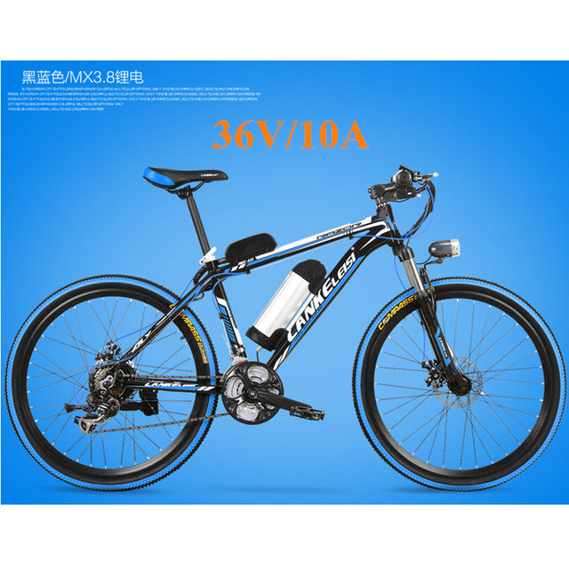 MX3.8 21 Speed, 26 inches*1.95, 36/48V, 240W, Aluminum Alloy Frame, Electric Bicycle, Mountain Bike, Strong Power.