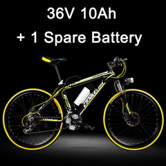 MX3.8 21 Speed, 26 inches*1.95, 36/48V, 240W, Aluminum Alloy Frame, Electric Bicycle, Mountain Bike, Strong Power.