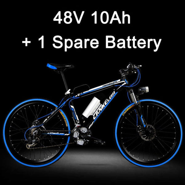 MX3.8 21 Speed, 26 inches*1.95, 36/48V, 240W, Aluminum Alloy Frame, Electric Bicycle, Mountain Bike, Strong Power.