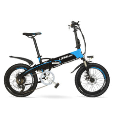 20 Inch Folding Electric Bicycle,  500W 48V 10Ah Hidden Battery, Aluminum Alloy Frame Mountain Bike, Suspension Fork