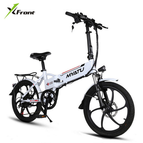 New X-front brand Aluminum frame 20 inch electric bike 6 speed folding mini ebike 250W lithium battery electric bicycle