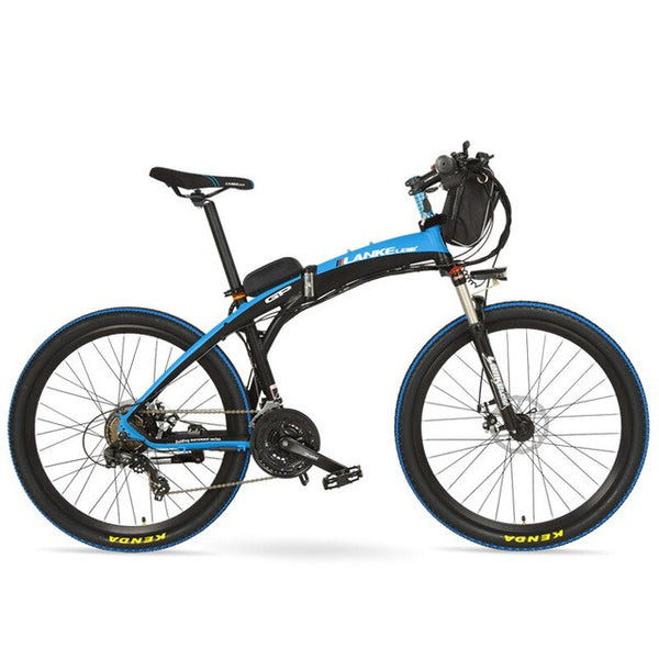 New, Lankeleisi Electric Bicycle, Folding Bike, 26 inches, 36/48V, 240W, Disc Brake, Fast-folding, Mountain Bike