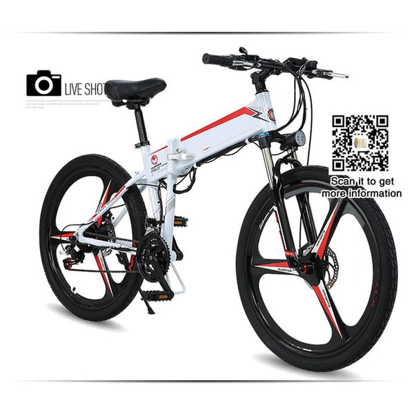 48V lithium battery folding bike aluminum alloy electric bike 26 inch e bike 30-35 KM/H