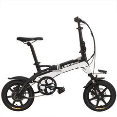 14 Inches Folding Bicycle, Integrated Magnesium Alloy Rim, Hydraulic Disc Brake, Suspension Fork Electric Bike