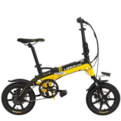 14 Inches Folding Bicycle, Integrated Magnesium Alloy Rim, Hydraulic Disc Brake, Suspension Fork Electric Bike