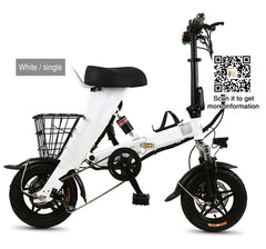 Akonasda mini Electric bike 500W 48V 8A 12 inch mini E-bike one sat and two seat optional manufacturer price
