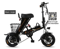 Akonasda mini Electric bike 500W 48V 8A 12 inch mini E-bike one sat and two seat optional manufacturer price