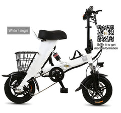 Akonasda mini Electric bike 500W 48V 8A 12 inch mini E-bike one sat and two seat optional manufacturer price