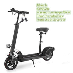 Daibot Electric Kick Scooter Two Wheel Electric Scooters Foldable 10 inch 36v/48v Portable Folding Electric Bike