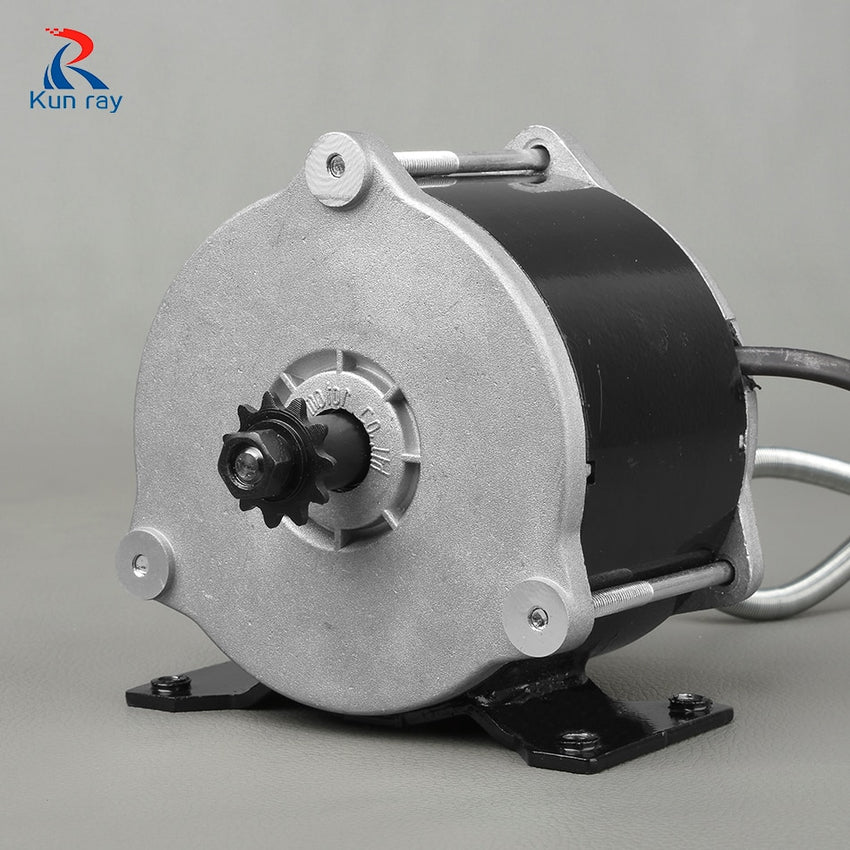 DHL FREE MY1018E-D UNITEMOTOR 500W 36V Electric Bicycle Brushed Motor Ebike Gear DC Motor E Scooter Motor Ebike kit