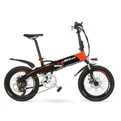 20" Folding Electric MTB, 48V 10Ah Hidden Battery E BIKE, Aluminum Alloy Frame Mountain Bike, Adopt Suspension Fork
