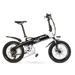 20" Folding Electric MTB, 48V 10Ah Hidden Battery E BIKE, Aluminum Alloy Frame Mountain Bike, Adopt Suspension Fork