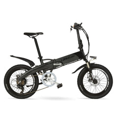 20" Folding Electric MTB, 48V 10Ah Hidden Battery E BIKE, Aluminum Alloy Frame Mountain Bike, Adopt Suspension Fork