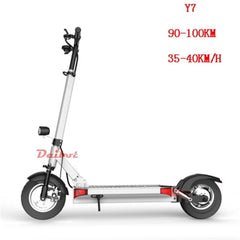 Daibot Y5S Y6 Y7 Foldable Electric Skateboard 10 Inch folding bike seated Electric Scooter with Seat Hoverboard Double Shock