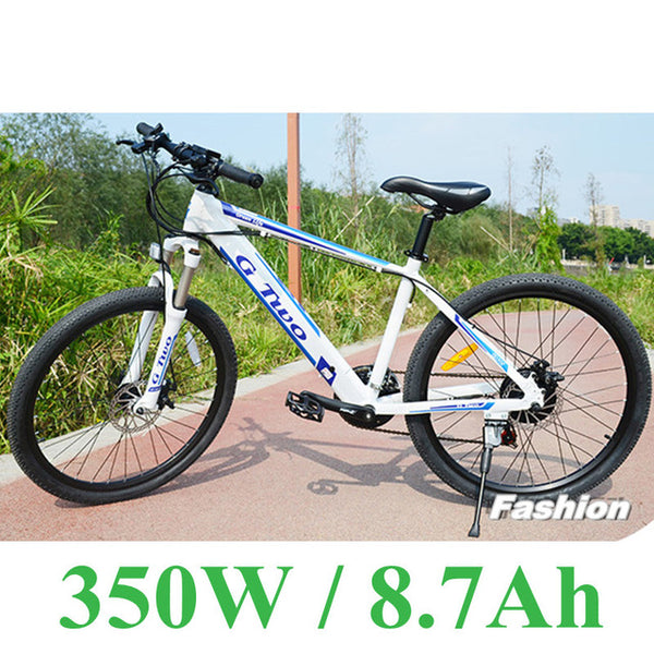 G8 26 inches Hidden Battery Electric Bicycle, 48V 250W/350W, Aluminum Alloy Frame, Disc Brake, 21 Speed E Mountain Bike