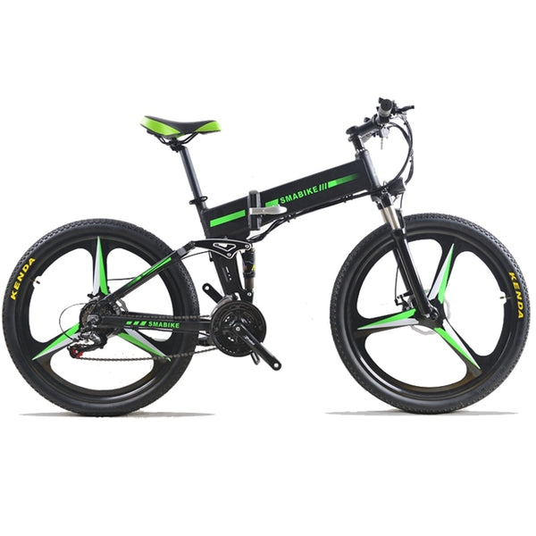 Electric Bike 26 inches 350 W Motor 48 V 7.8 AH 21 Speed Snow MTB Folding Electric Bicycle Brushless mountain bike bicycle road
