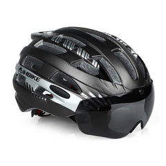 INBIKE Cycling Helmet Ultralight Bike Helmet Men Mountain Road Women MTB Windproof Glasses Bicycle Helmet Magnetic Goggle M L