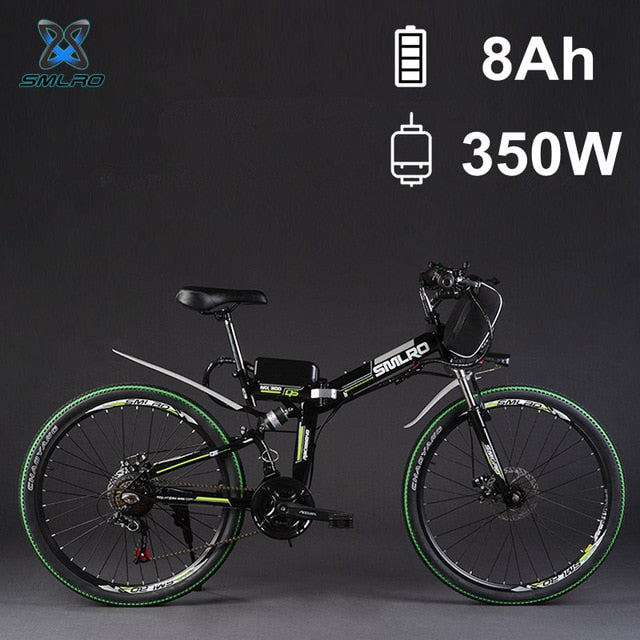 26" 48V 350W/500W 8 / 12.5AH Lithium Battery Folding Electric Bicycle, Mountain Bike, Electric Bike, MTB E Bike (Bag Type)