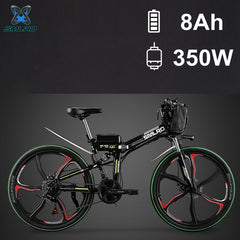 26" 48V 350W/500W 8 / 12.5AH Lithium Battery Folding Electric Bicycle, Mountain Bike, Electric Bike, MTB E Bike (Bag Type)