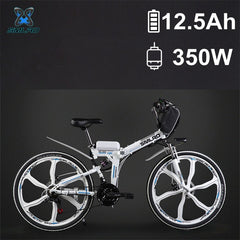 26" 48V 350W/500W 8 / 12.5AH Lithium Battery Folding Electric Bicycle, Mountain Bike, Electric Bike, MTB E Bike (Bag Type)